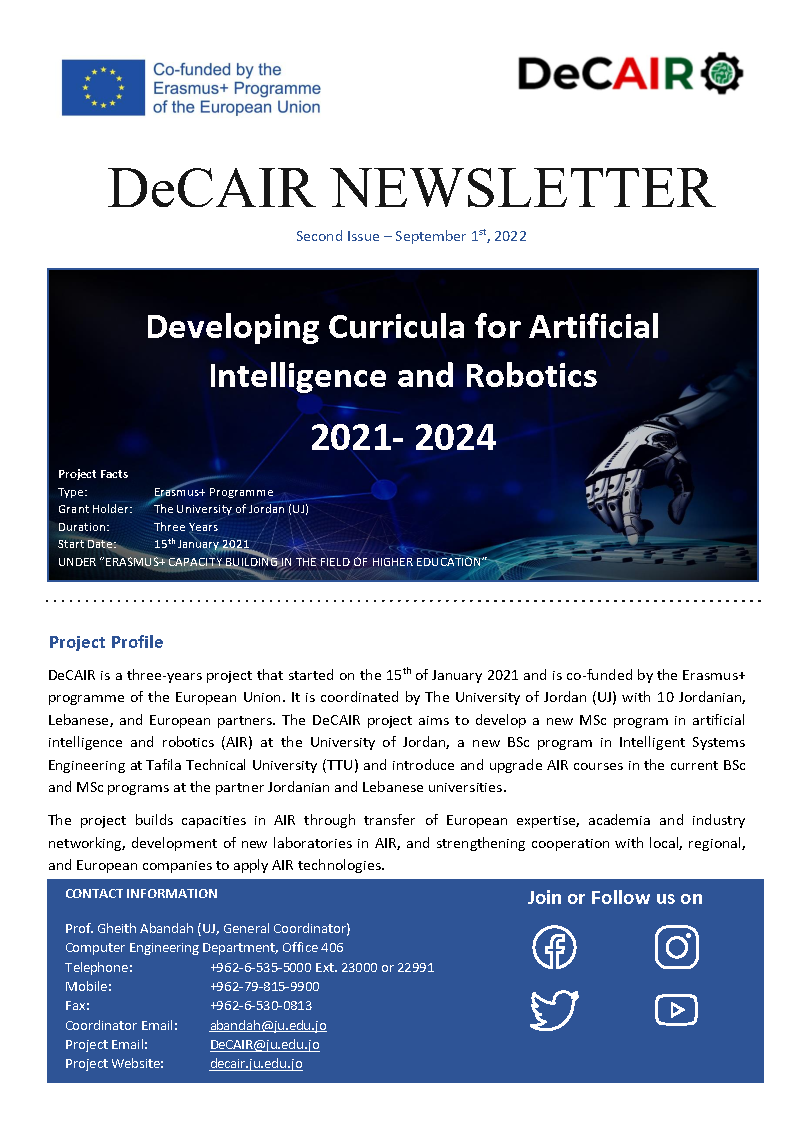 DeCAIR Newsletter 3